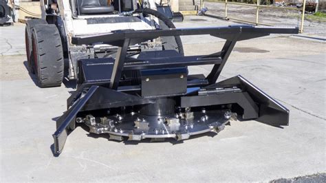 skid steer cutter head|disc attachment for skid steer.